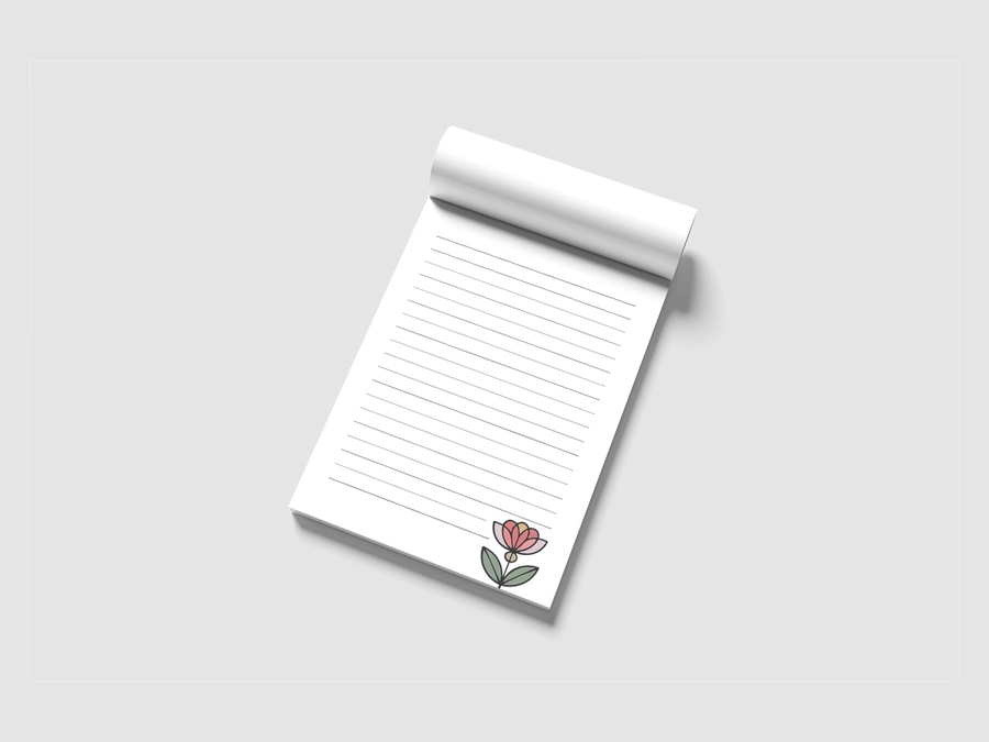 Notesy klejone z okładką